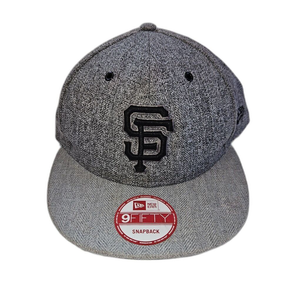 New Era 9Fifty San Francisco Giants Herring Captain Heather Snapback Gray